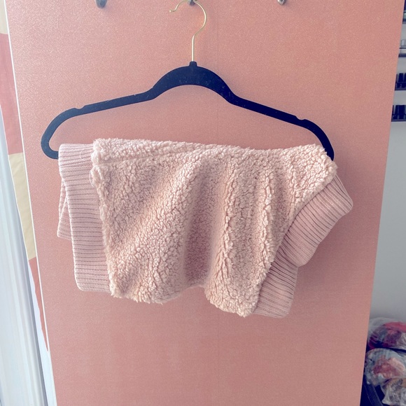 Fuzzy Bear Sherpa Short Set - Mauve - XL - Picture 4 of 4